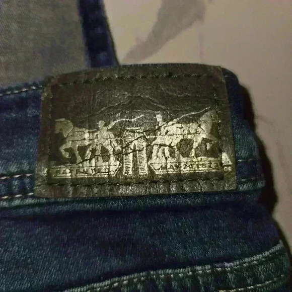 Levi Womens Slim Fit Stretch Overalls Medium Blue Wash Size 13 - Picture 7 of 12